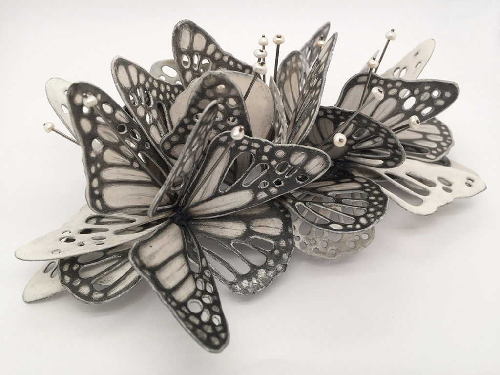 Diane Falkenhagen "Plexippus" brooch